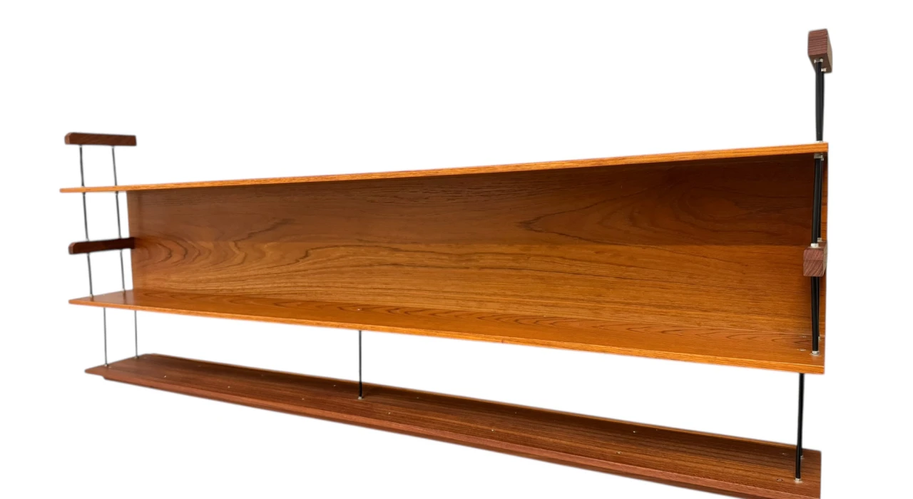 Mid-Century Modern Wall Mounted Shelf by Walter Wirtz for Wilhelm Renz, 1960s